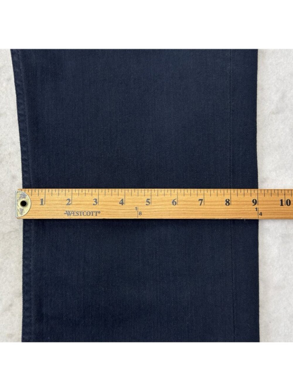 Hudson Men’s 36x34 Byron 5-Pocket Straight Zip Fly Stretch Jeans Navy NM255ZZAT - Picture 13 of 14